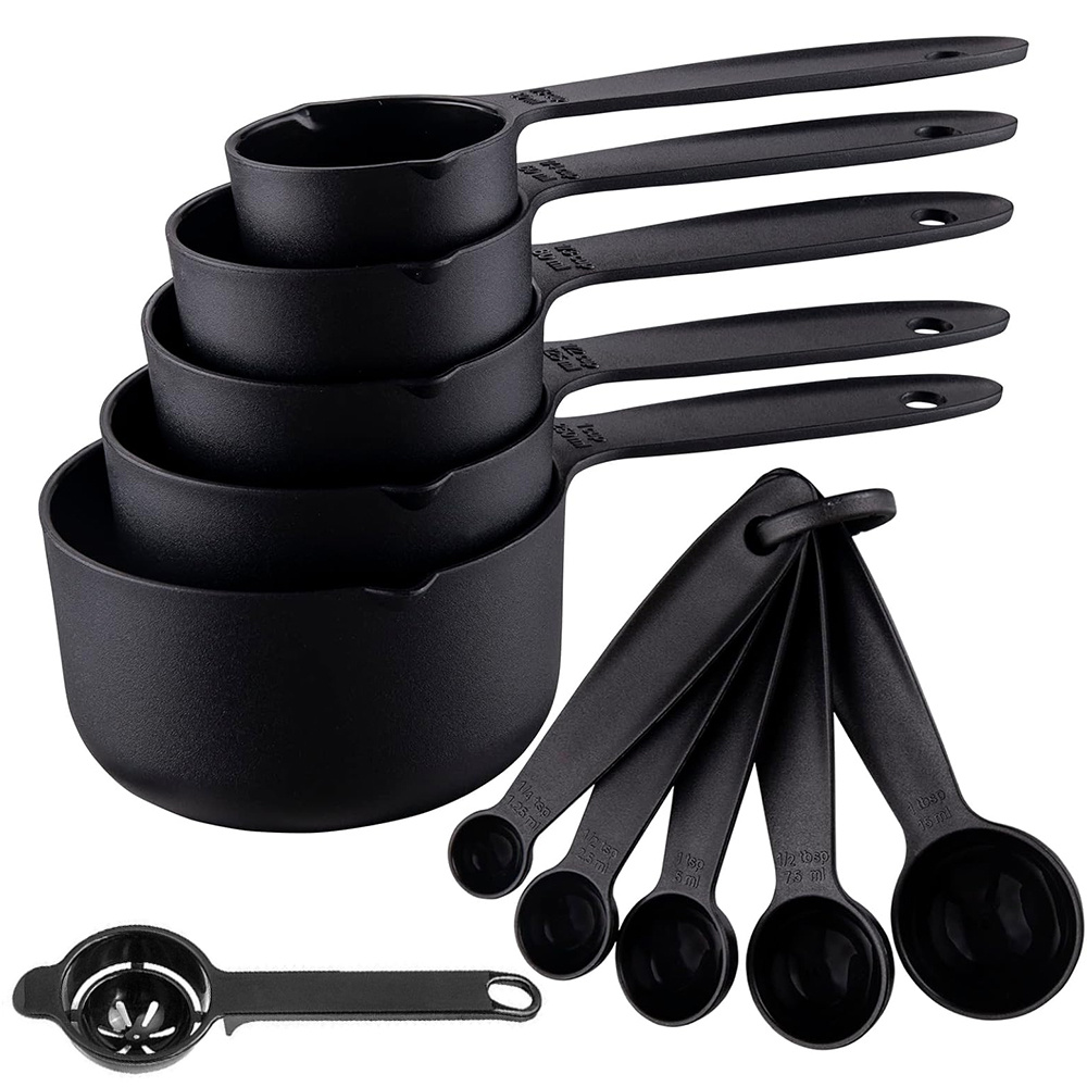 Home Cooking Help - 11pcs Plastic Measuring Cups&Egg Yolk Separator