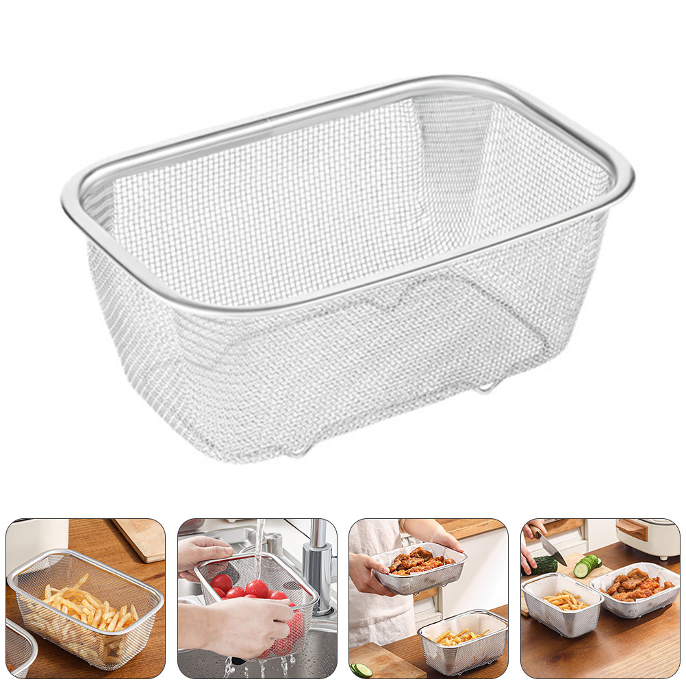 Home Cooking In French - 1Pcs Stainless Steel Fryer Basket Heavy