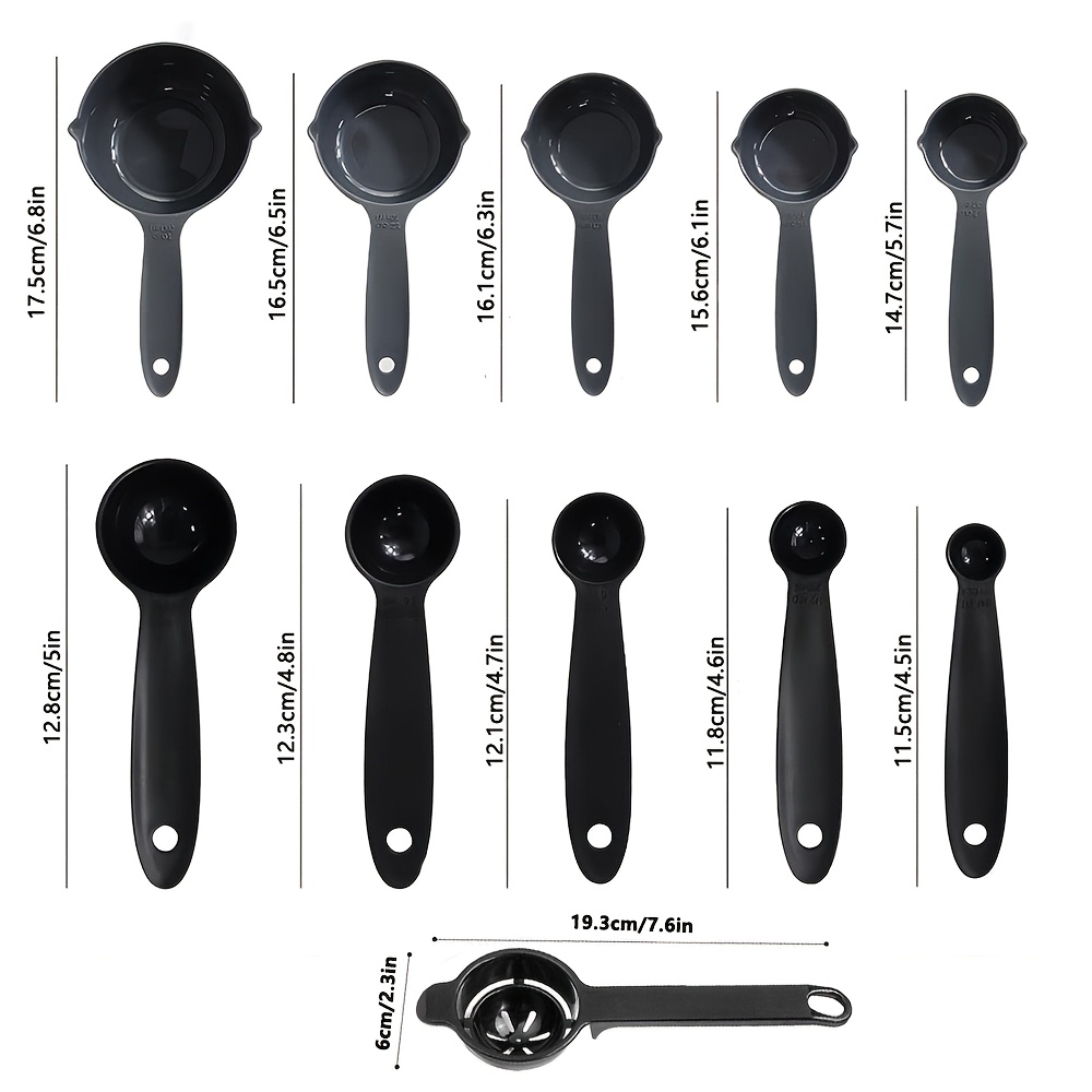 11pcs Plastic Measuring Cups&E - Home Cooking Help ulasan dan harga