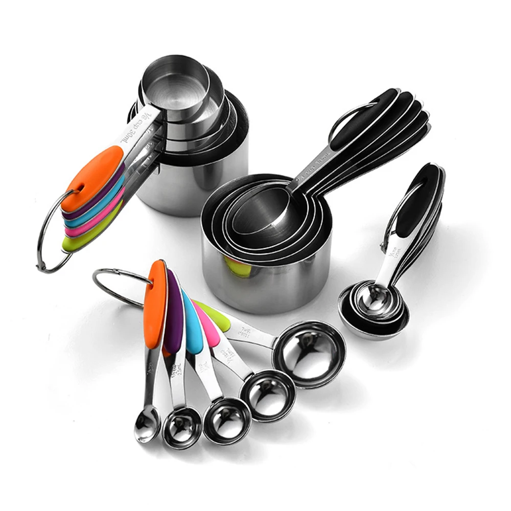 5/10Pcs Stainless Steel Measur - Home Cooking Help ulasan dan harga