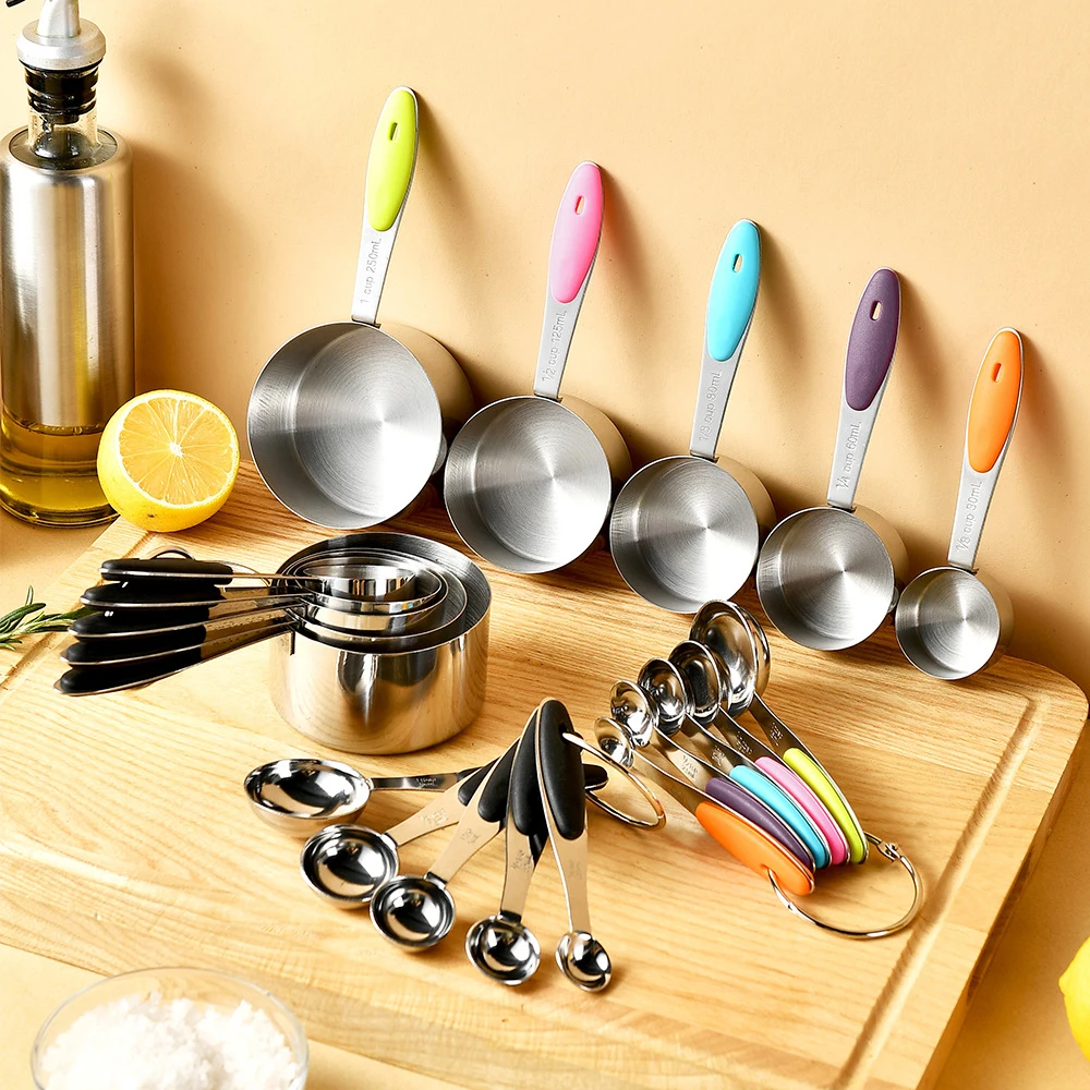 5/10Pcs Stainless Steel Measur - Home Cooking Help ulasan dan harga