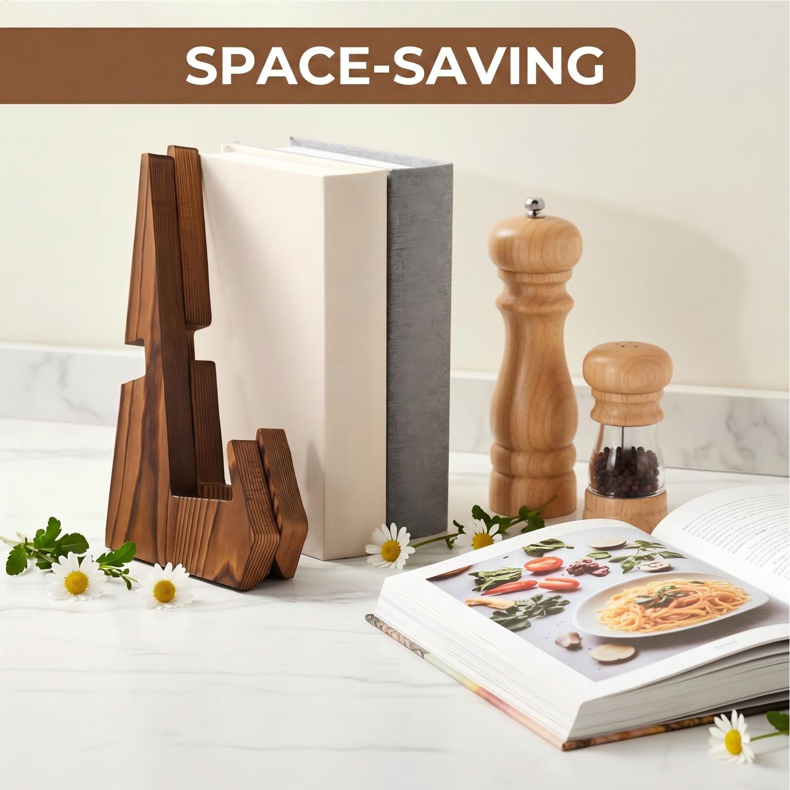Cookbook Stand Rustic Foldable - Home Cooking Book ulasan dan harga