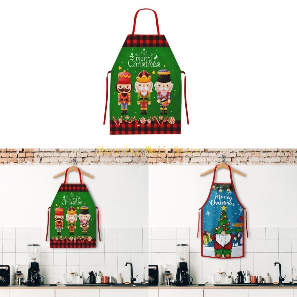KX4B Christmas Apron for Home  - Home Cooking Show ulasan dan harga