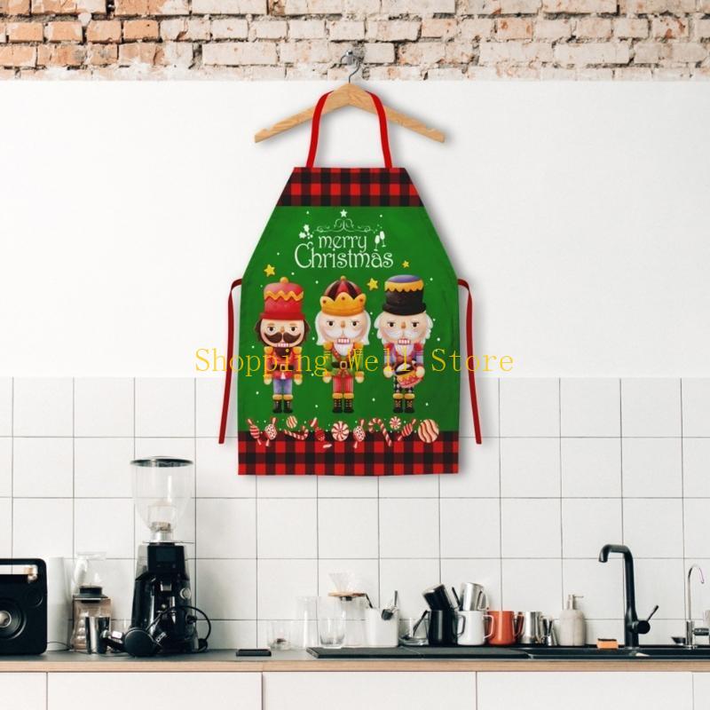 KX4B Christmas Apron for Home  - Home Cooking Show ulasan dan harga