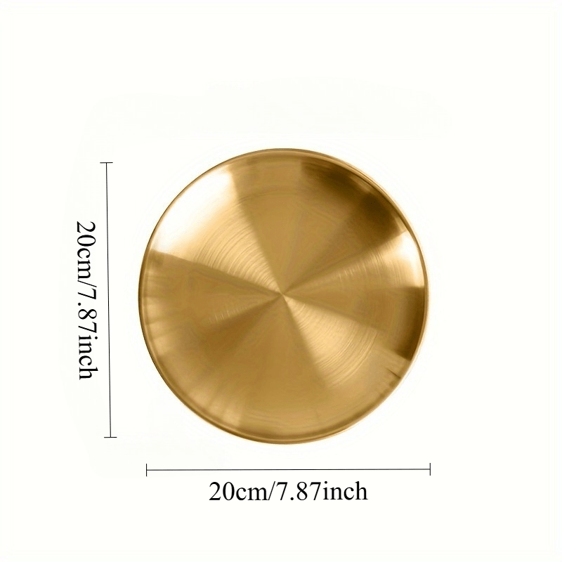 2pcs, Golden Pizza Plates, Sta - Home Cooking Dishes ulasan dan harga