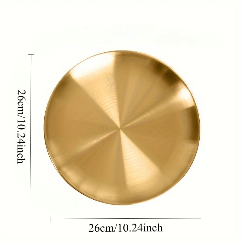 2pcs, Golden Pizza Plates, Sta - Home Cooking Dishes ulasan dan harga