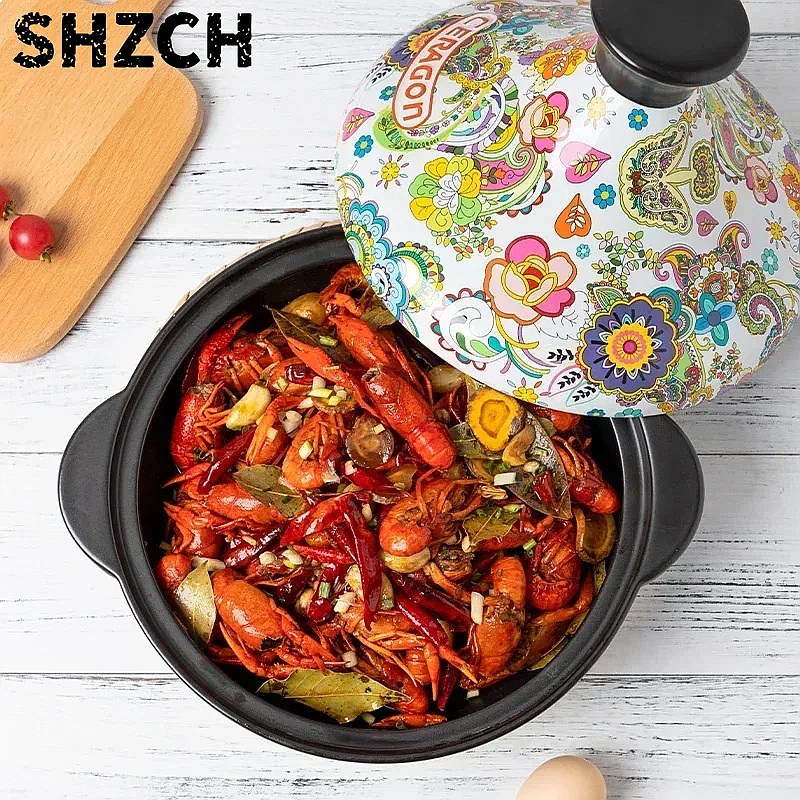 2L Ceramic Tagine Clay Pot Ste - Tagine Clay Pot ulasan dan harga