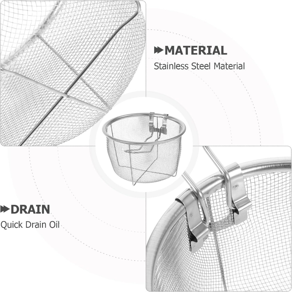 Round Fry Basket with Folding  - Home Cooking In French ulasan dan harga