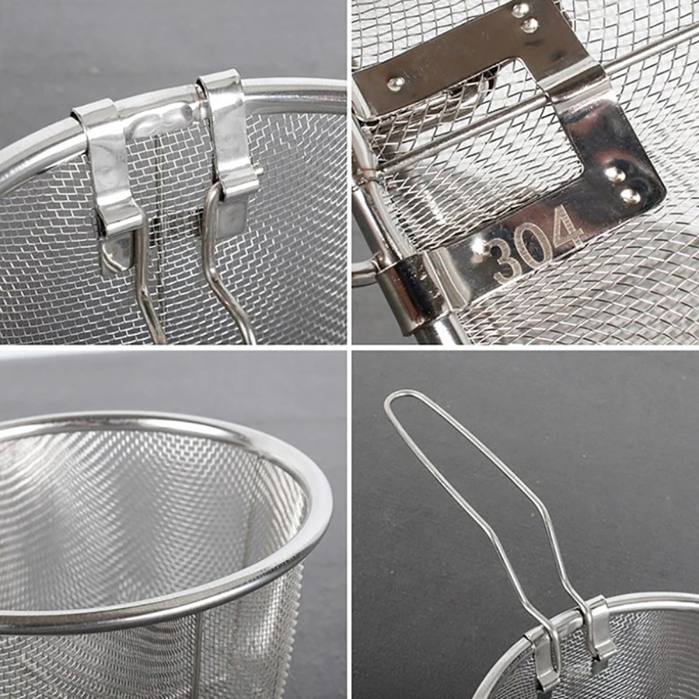 Round Fry Basket with Folding  - Home Cooking In French ulasan dan harga