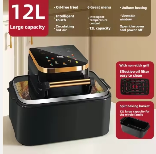 Modern 12L Electric Square Dig - Home Cooking In French ulasan dan harga