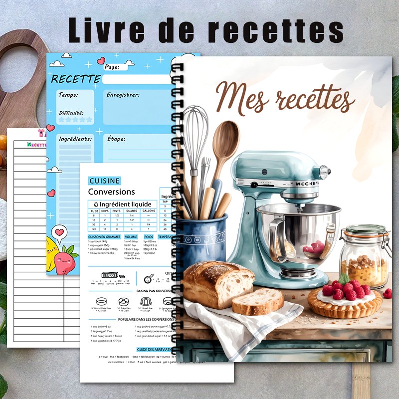 French Recipe Book, Personal R - Home Cooking In French ulasan dan harga