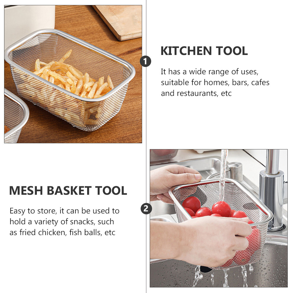 1Pcs Stainless Steel Fryer Bas - Home Cooking In French ulasan dan harga
