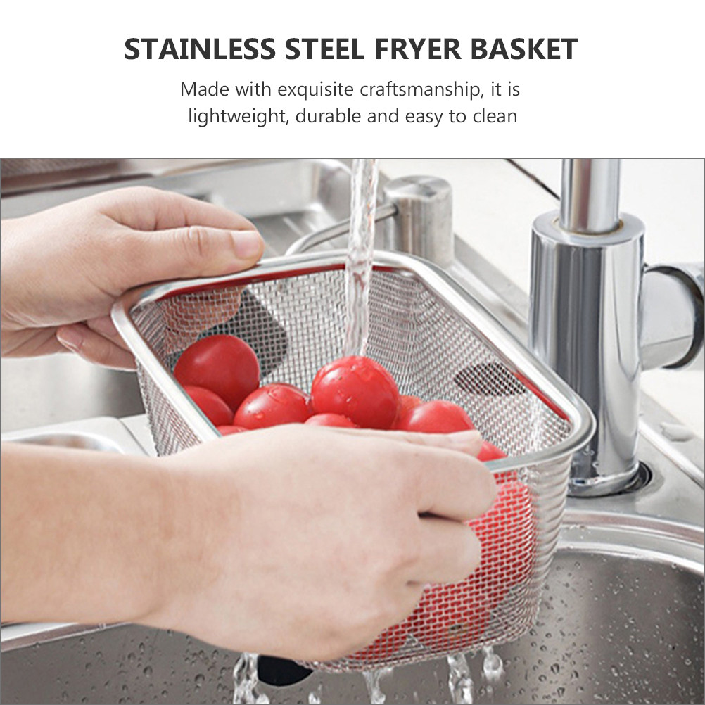 1Pcs Stainless Steel Fryer Bas - Home Cooking In French ulasan dan harga