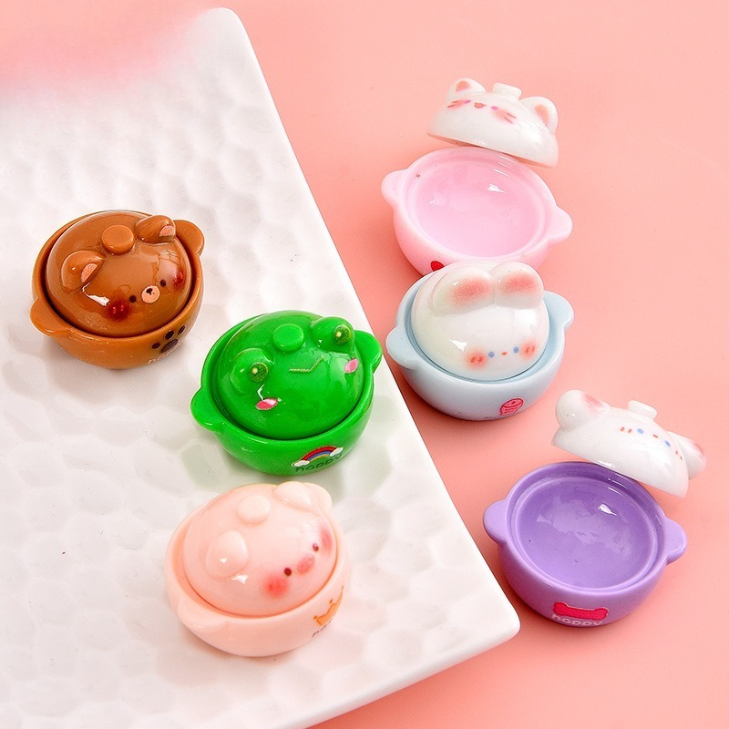6PCS Animal Clay Pot Resin Cha - Tagine Clay Pot ulasan dan harga