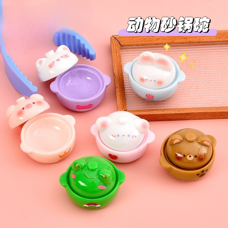 6PCS Animal Clay Pot Resin Cha - Tagine Clay Pot ulasan dan harga