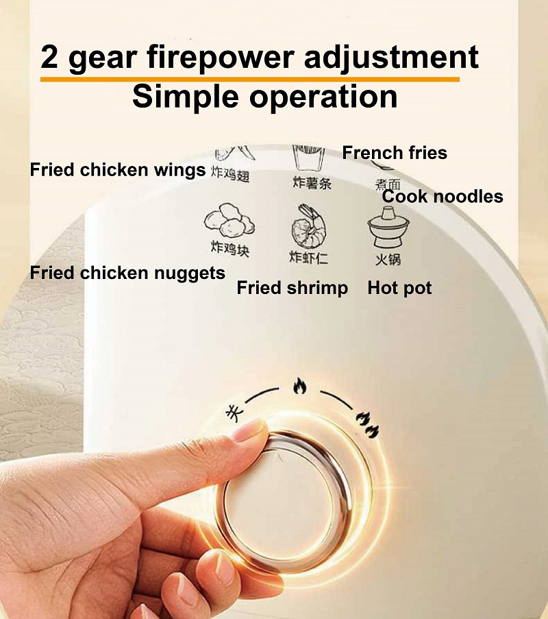 Electric Fryer Non-stick Frenc - Home Cooking In French ulasan dan harga