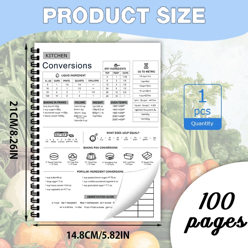 A5 Recipe Book, Blue Grid, Vin - Home Cooking Book ulasan dan harga