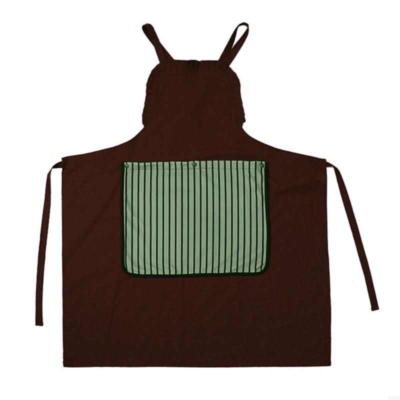 H8WB Practical Smock Apron Wit - Home Cooking Classes ulasan dan harga