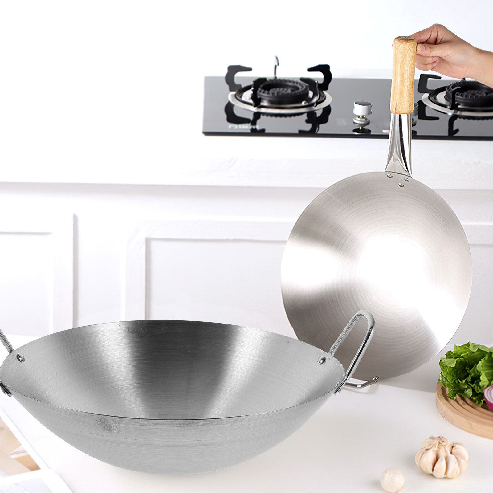 Stainless Steel Cooking Wok Hi - Home Cooking Classes ulasan dan harga