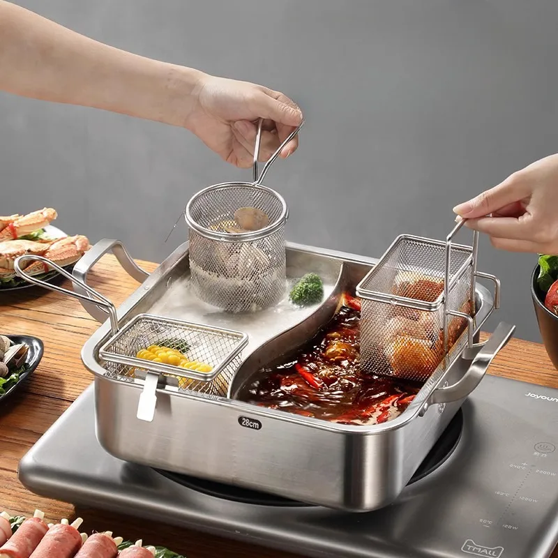 Hot Pot Colander Filter with H - Home Cooking In French ulasan dan harga