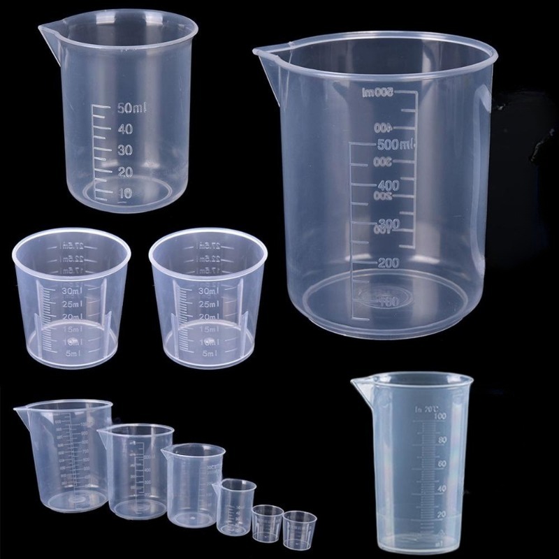 6Pcs Plastic Measuring Cups Se - Home Cooking Help ulasan dan harga