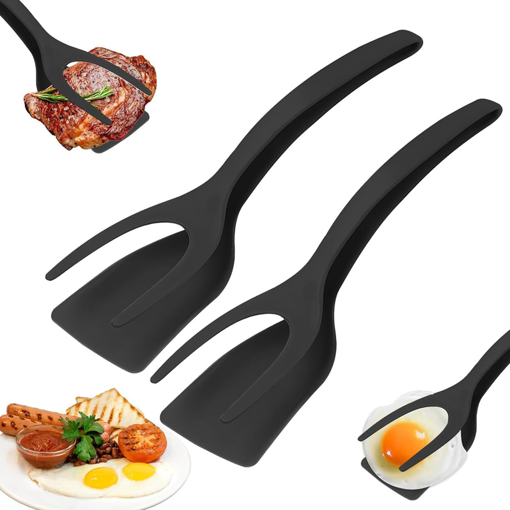2 in 1 Grip Flip Spatula Clamp - Home Cooking In French ulasan dan harga