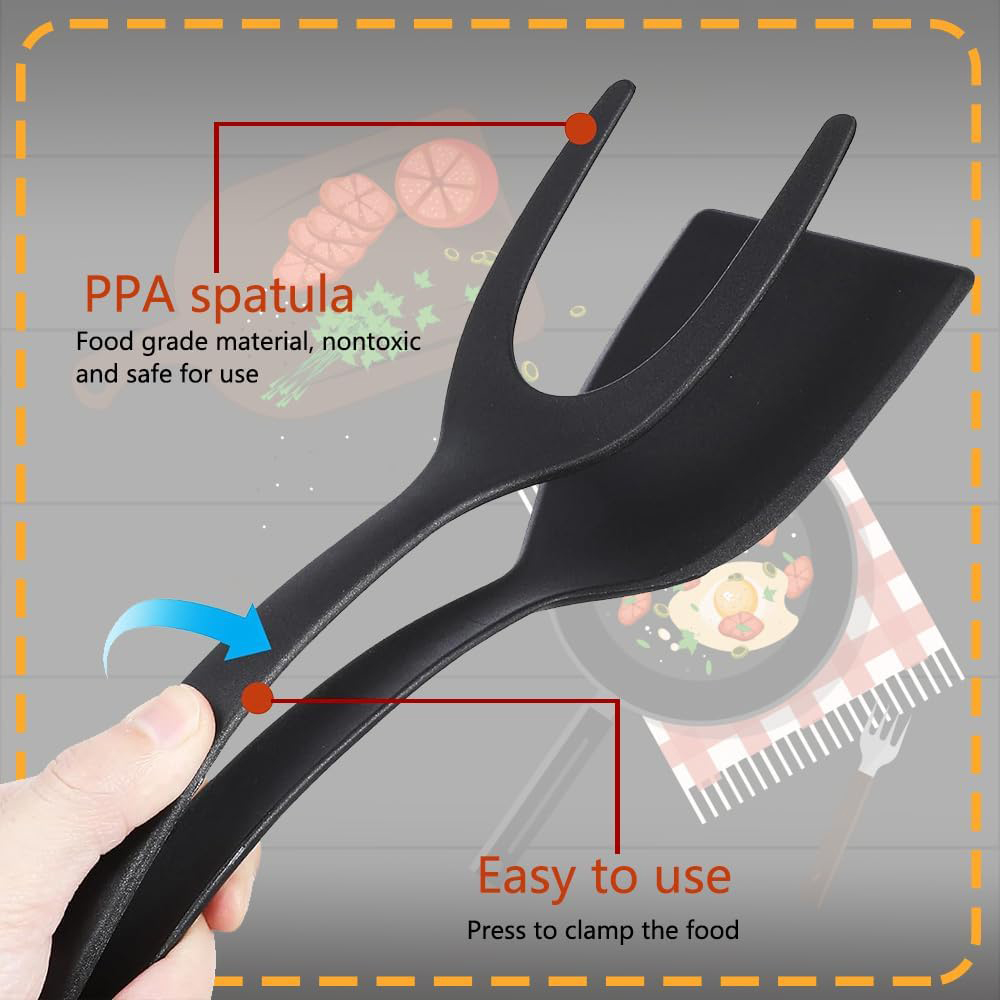 2 in 1 Grip Flip Spatula Clamp - Home Cooking In French ulasan dan harga