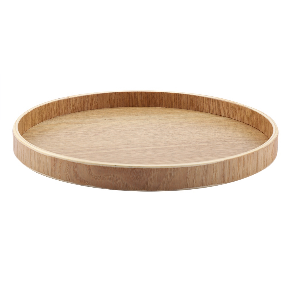 Wooden Serving Tray Tea Plate  - Home Cooking Dishes ulasan dan harga