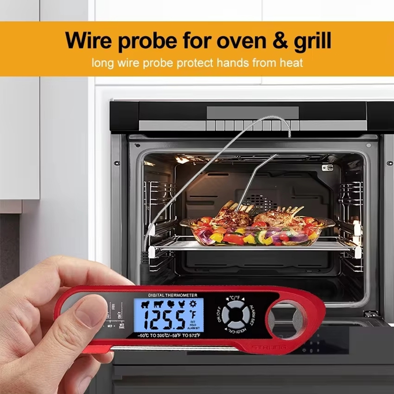 Meat Thermometer Dual-Probe Di - Home Cooking Help ulasan dan harga