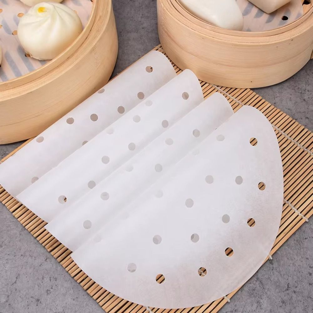 100Pcs Steamed Paper Steamed B - Home Cooking Help ulasan dan harga