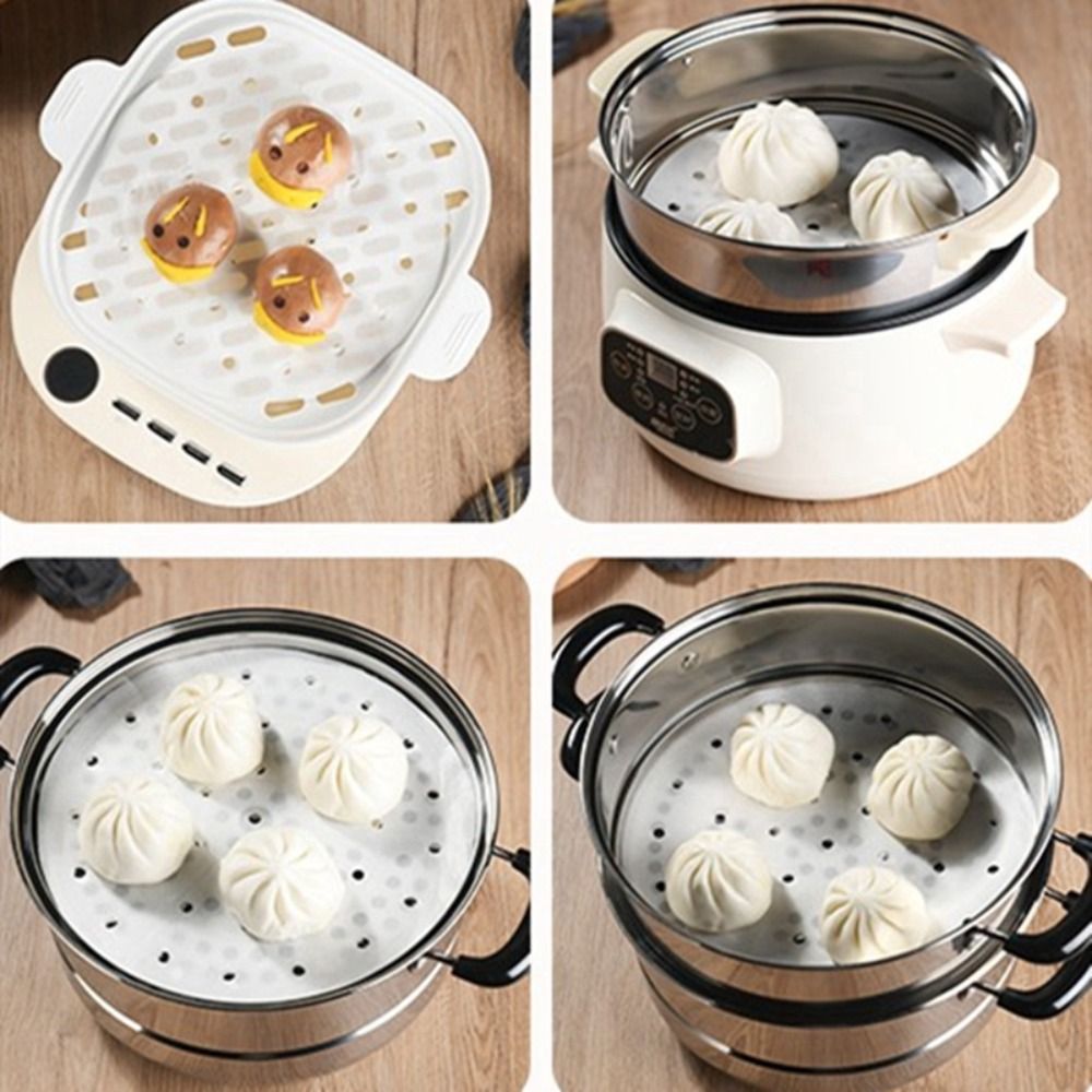 100Pcs Steamed Paper Steamed B - Home Cooking Help ulasan dan harga